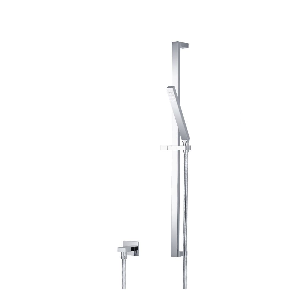 Hand Shower Set with Slide Bar and Elbow | Matte Black