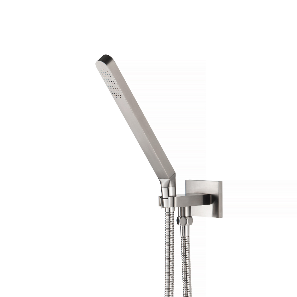 Hand Shower Set with Holder and Elbow Combo | Brushed Nickel PVD