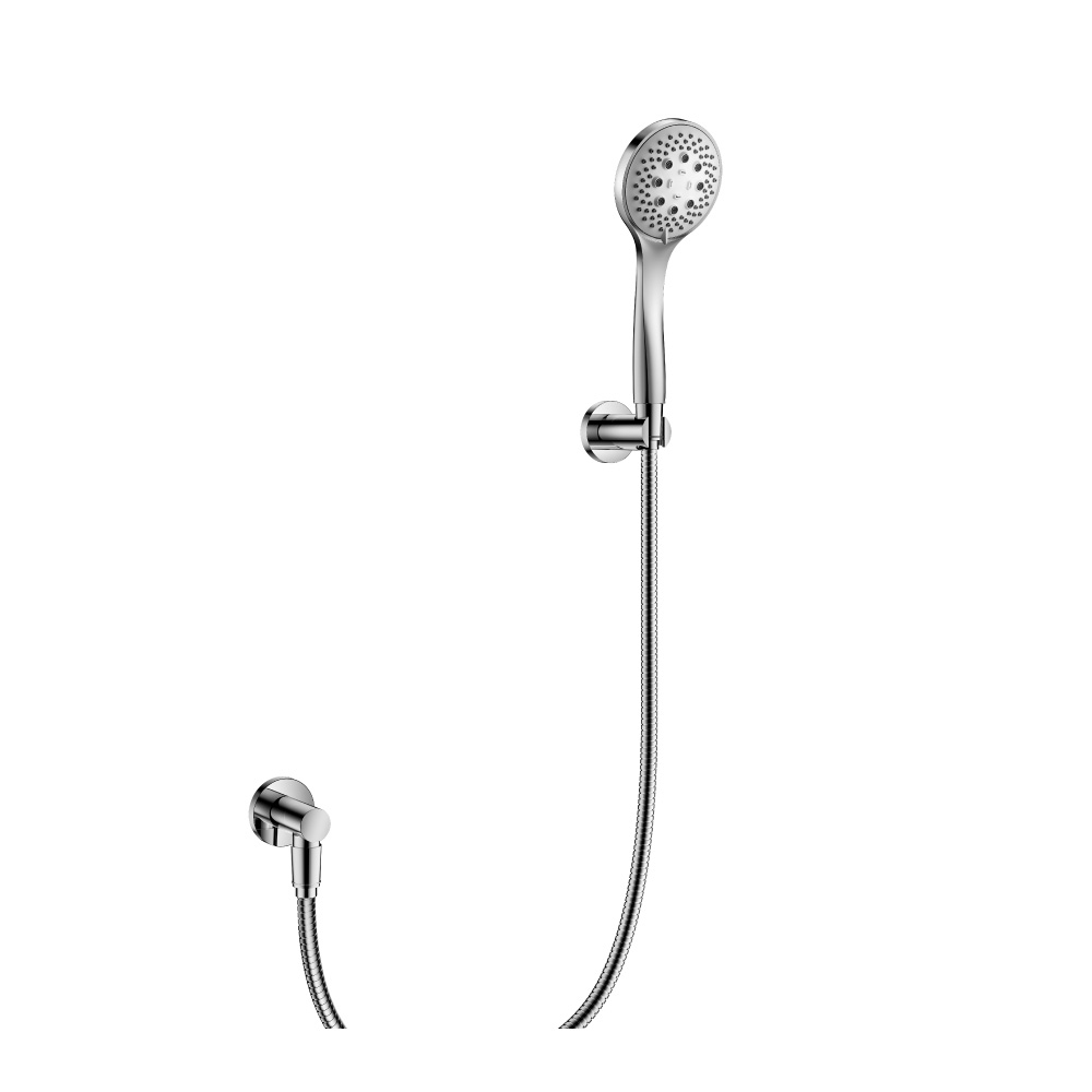 Hand Shower Set with Holder and Elbow | Chrome