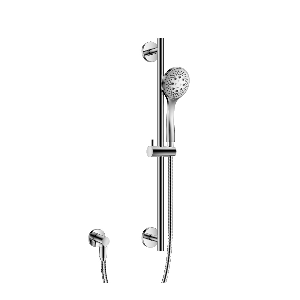 Hand Shower Set with Slide Bar and Elbow | Chrome