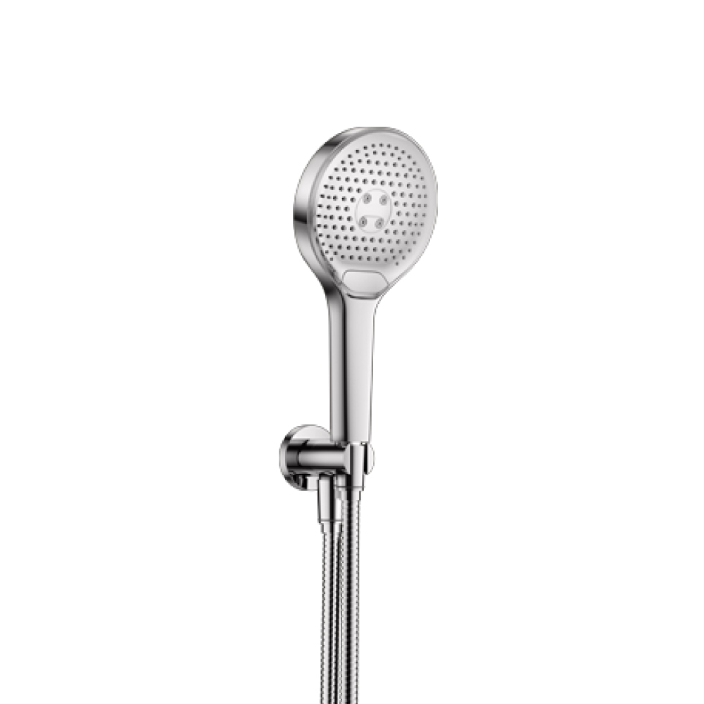 Hand Shower Set with Holder and Elbow Combo | Chrome