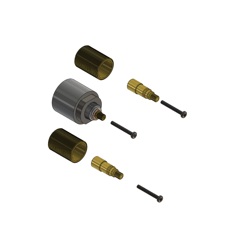 1.40" Extension Kit - For Use with TVH.4401 TVH.4501, TVH.4801, TVH.2715 | Satin Brass PVD