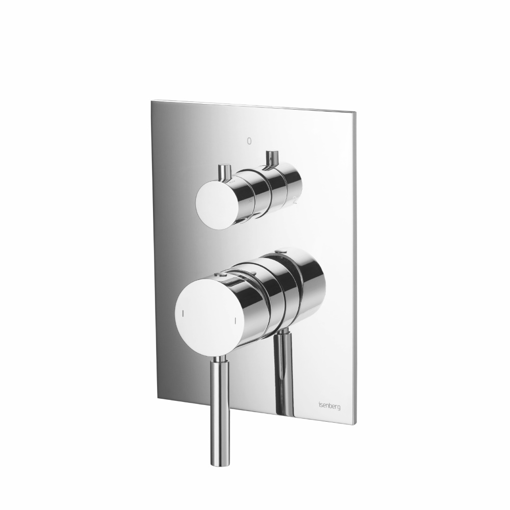 Tub / Shower Trim With Pressure Balance Valve - 2-Output | Brushed Nickel PVD