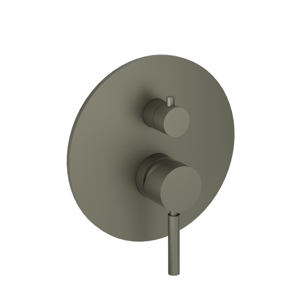 Tub / Shower Trim With Pressure Balance Valve - 2-Output | Gun Metal Grey