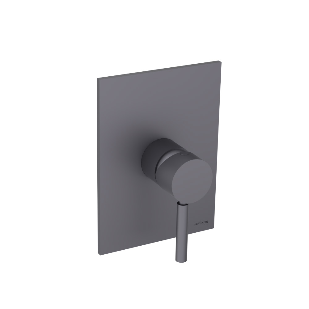 Shower Trim With Pressure Balance Valve | Dark Grey