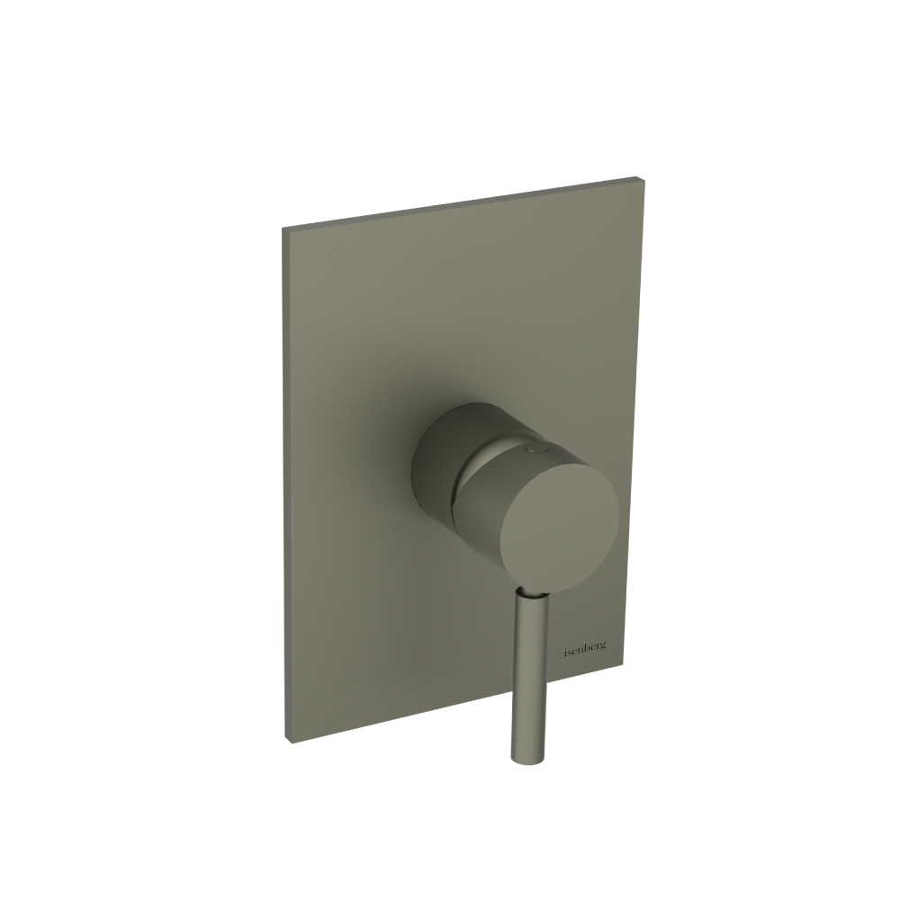Shower Trim With Pressure Balance Valve | Gun Metal Grey