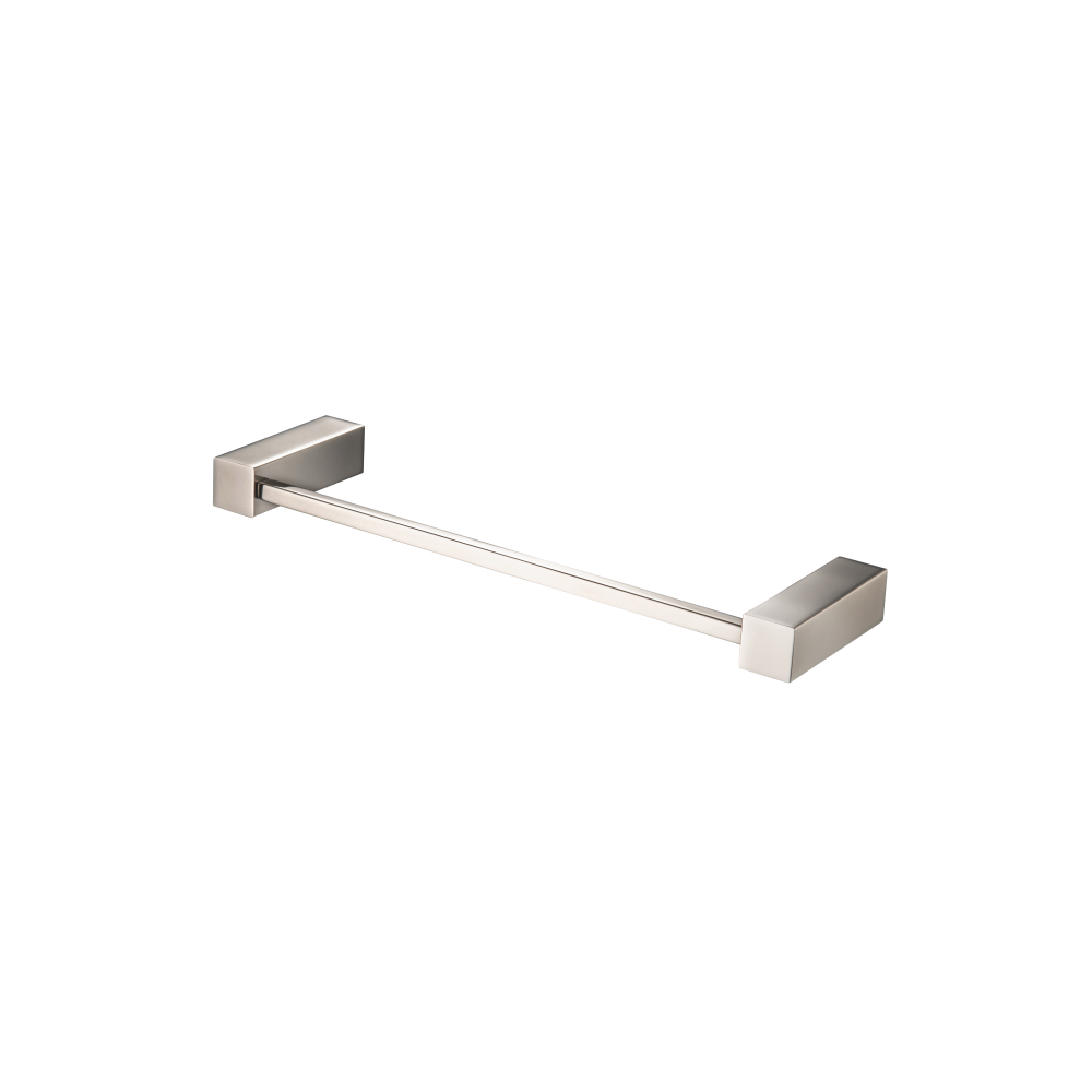 Brass Towel Ring / Mini Towel Bar - 8" | Polished Nickel PVD