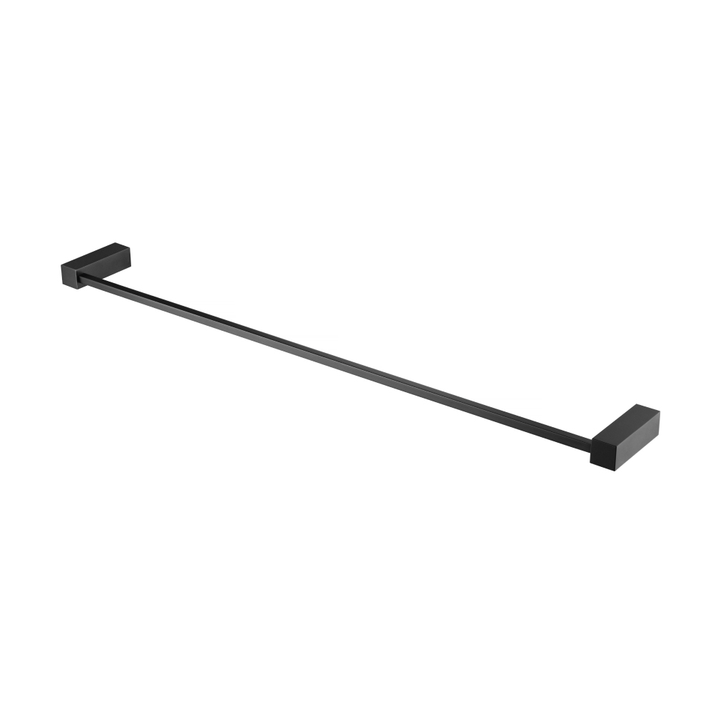 Brass Towel Bar - 24" | Matte Black