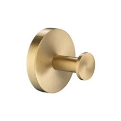 Isenberg 100.1001MB Brass Bathroom Towel / Robe Hook - Matte Black