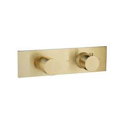 3/4" Horizontal Thermostatic Shower Valve & Trim - 1 Ouptut