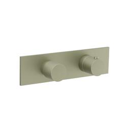 3/4" Horizontal Thermostatic Shower Valve & Trim - 3 Output
