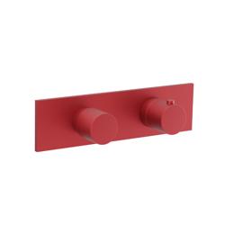 3/4" Horizontal Thermostatic Shower Valve & Trim - 3 Output