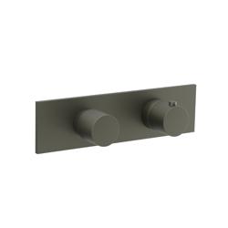 3/4" Horizontal Thermostatic Shower Valve & Trim - 3 Output
