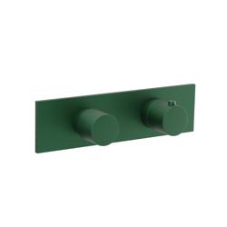 3/4" Horizontal Thermostatic Shower Valve & Trim - 3 Output