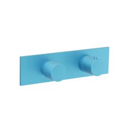 3/4" Horizontal Thermostatic Shower Valve & Trim - 3 Output