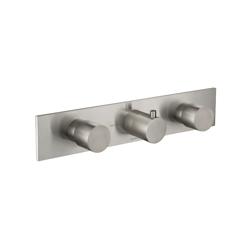 Trim For Horizontal Thermostatic Valve with 2 Volume Controls