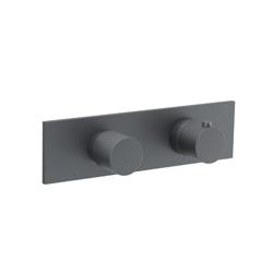 3/4" Horizontal Thermostatic Shower Valve & Trim - 2 Output