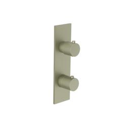 3/4" Horizontal Thermostatic Shower Valve & Trim - 1- Output