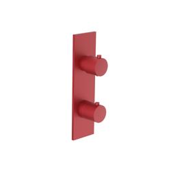 3/4" Horizontal Thermostatic Shower Valve & Trim - 1- Output