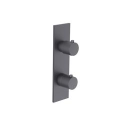 3/4" Horizontal Thermostatic Shower Valve & Trim - 1- Output