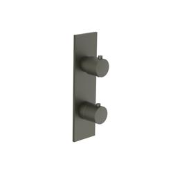 3/4" Horizontal Thermostatic Shower Valve & Trim - 1- Output