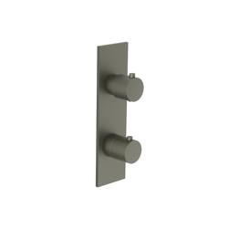 3/4" Horizontal Thermostatic Shower Valve & Trim - 1- Output