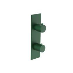 3/4" Horizontal Thermostatic Shower Valve & Trim - 1- Output