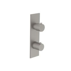 3/4" Horizontal Thermostatic Shower Valve & Trim - 1- Output