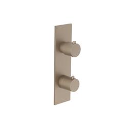 3/4" Thermostatic Shower Valve & Trim  - 2-Output