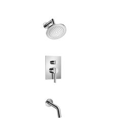 Two Output Shower Set With Shower Head And Tub Spout