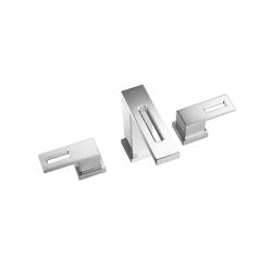 Three Hole 8" Widespread Two Handle Bathroom Faucet