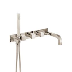 Wall Mount Tub Filler With Hand Shower