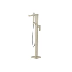 Freestanding Floor Mount Bathtub / Tub Filler With Hand Shower