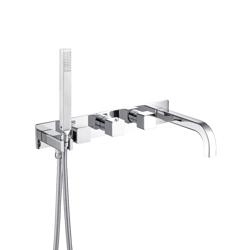 Trim For Wall Mount Tub Filler With Hand Shower