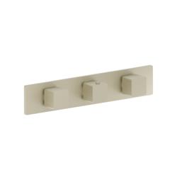 3/4" Horizontal Thermostatic Valve with 2 Volume Controls &  Trim
