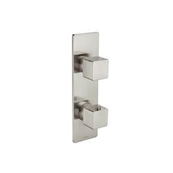 3/4" Horizontal Thermostatic Shower Valve & Trim - 1- Output