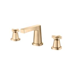 Three Hole 8" Widespread Two Handle Bathroom Faucet