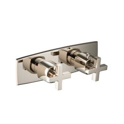 3/4" Horizontal Thermostatic Shower Valve % Trim - 1 Ouptut