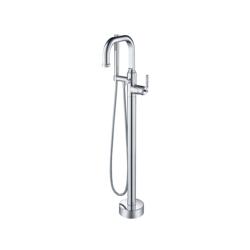 Freestanding Floor Mount Bathtub / Tub Filler With Hand Shower