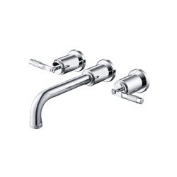 Two Handle Wall Mounted Tub Filler