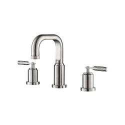 Three Hole 8" Widespread Two Handle Bathroom Faucet