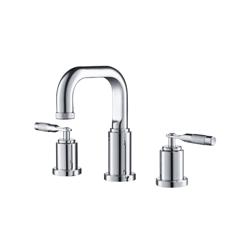 Three Hole 8" Widespread Two Handle Bathroom Faucet