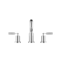 Three Hole 8" Widespread Two Handle Bathroom Faucet