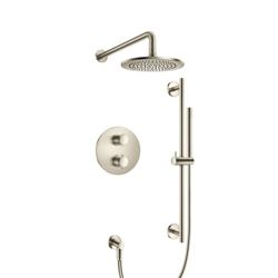 Two Output Shower Set With Shower Head, Hand Held And Slide Bar