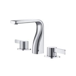 Three Hole 8" Widespread Two Handle Bathroom Faucet