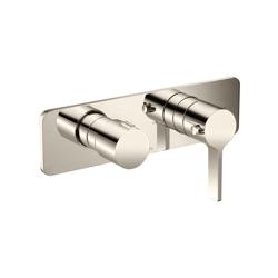 3/4" Horizontal Thermostatic Shower Valve % Trim - 1 Ouptut