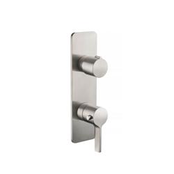 3/4" Horizontal Thermostatic Shower Valve & Trim - 1- Output