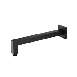 Wall Mount Square Shower Arm - 12" (300mm) - With Flange