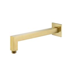 Wall Mount Square Shower Arm - 12" (300mm) - With Flange