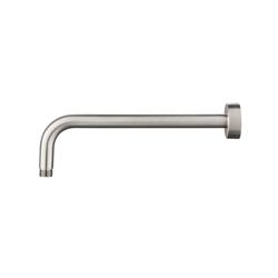 Wall Mount Round Shower Arm - 12" (300mm) - With Flange